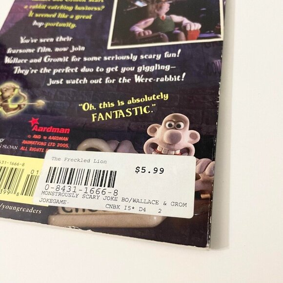 Wallace and Gromit The Curse of the Were Rabbit The Monstrously Scary Joke Book - Picture 4 of 16